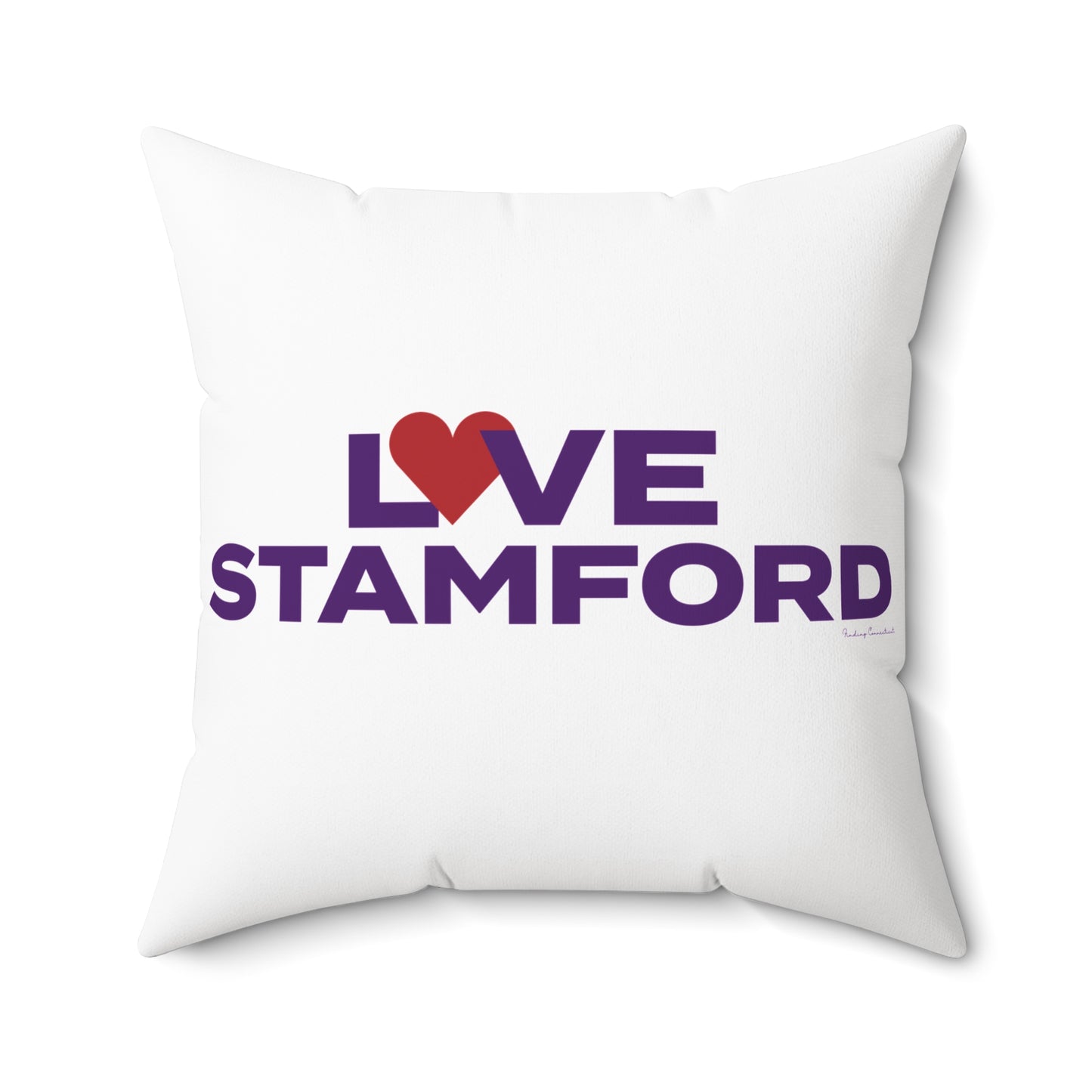 Love Stamford Spun Polyester Square Pillow