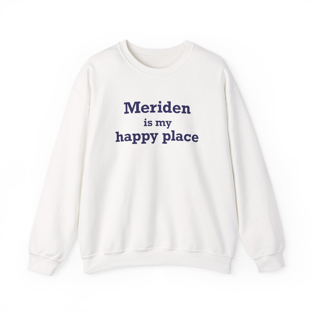 Meriden is My Happy Place Unisex Heavy Blend™ Crewneck Sweatshirt