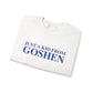 Just a kid from Goshen Unisex Heavy Blend™ Crewneck Sweatshirt
