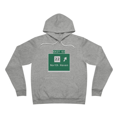 Vintage WCP Exit 63 Sign Unisex Sponge Fleece Pullover Hoodie
