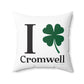 I Clover Cromwell Spun Polyester Square Pillow