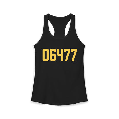 06477 Orange Connecticut Zip Code Women's Ideal Racerback Tank Top