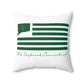 Old Saybrook St. Patrick’s Day Flag Spun Polyester Square Pillow