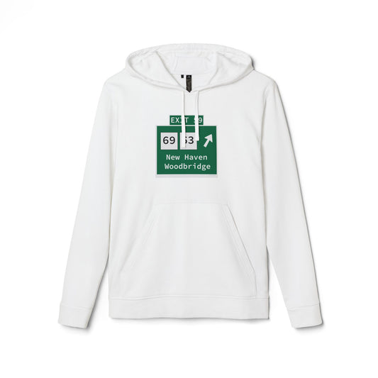 Vintage WCP Exit 59 Sign adidas Unisex Fleece Hoodie