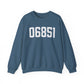 06851 Norwalk CT Zip Code Unisex Heavy Blend™ Crewneck Sweatshirt