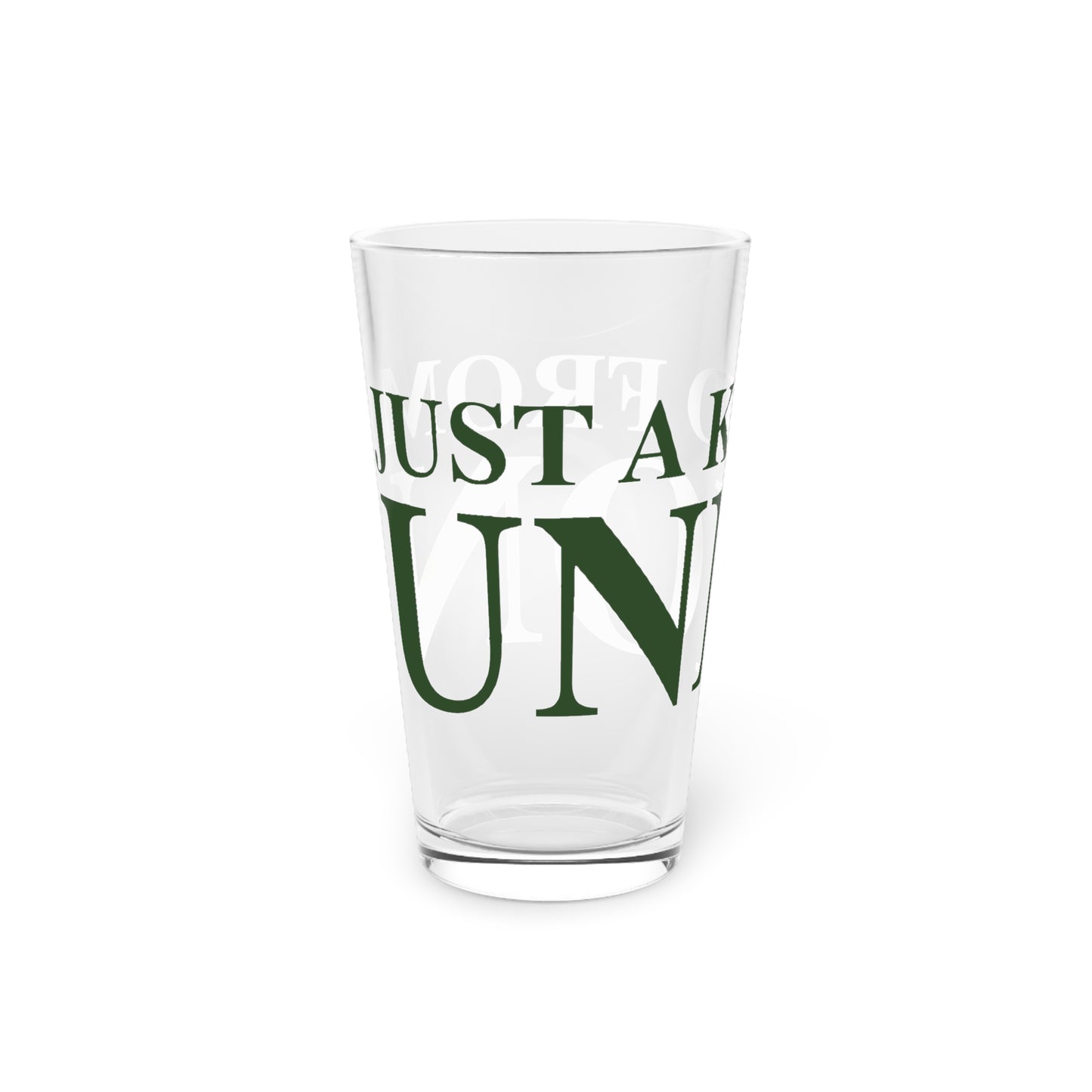 Just a kid from Union Pint Glass, 16oz