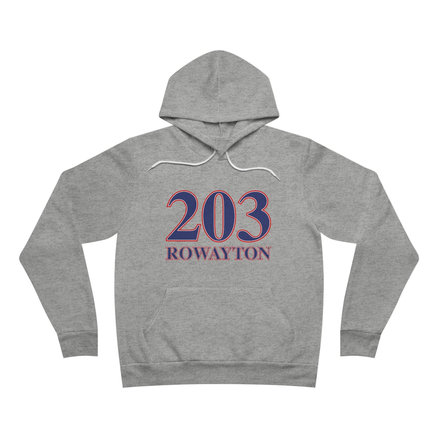 203 Rowayton Red, White & Blue Unisex Sponge Fleece Pullover Hoodie