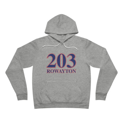 203 Rowayton Red, White & Blue Unisex Sponge Fleece Pullover Hoodie