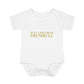 Just a kid from Trumbull  Infant Baby Rib Bodysuit
