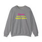 Goose Shows Are My Happy Place - Yellow & Pink Unisex Heavy Blend™ Crewneck Sweatshirt