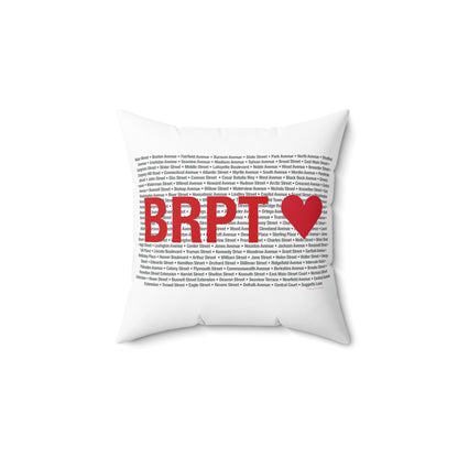 Bridgeport Love Spun Polyester Square Pillow