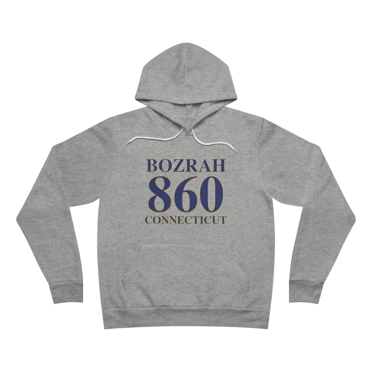 Bozrah 860 Connecticut Unisex Sponge Fleece Pullover Hoodie