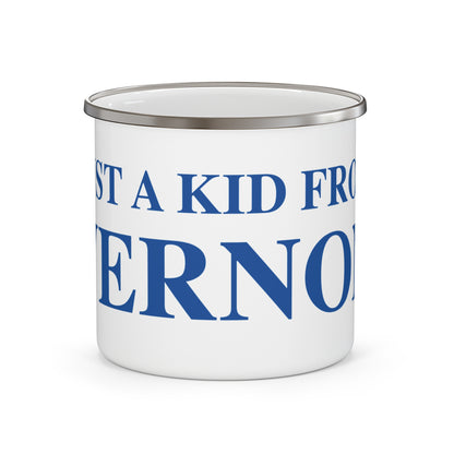 Just a kid from Vernon Enamel Camping Mug
