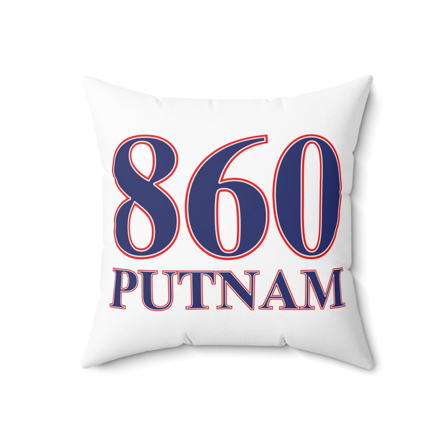 860 Putnam Red, White & Blue Spun Polyester Square Pillow