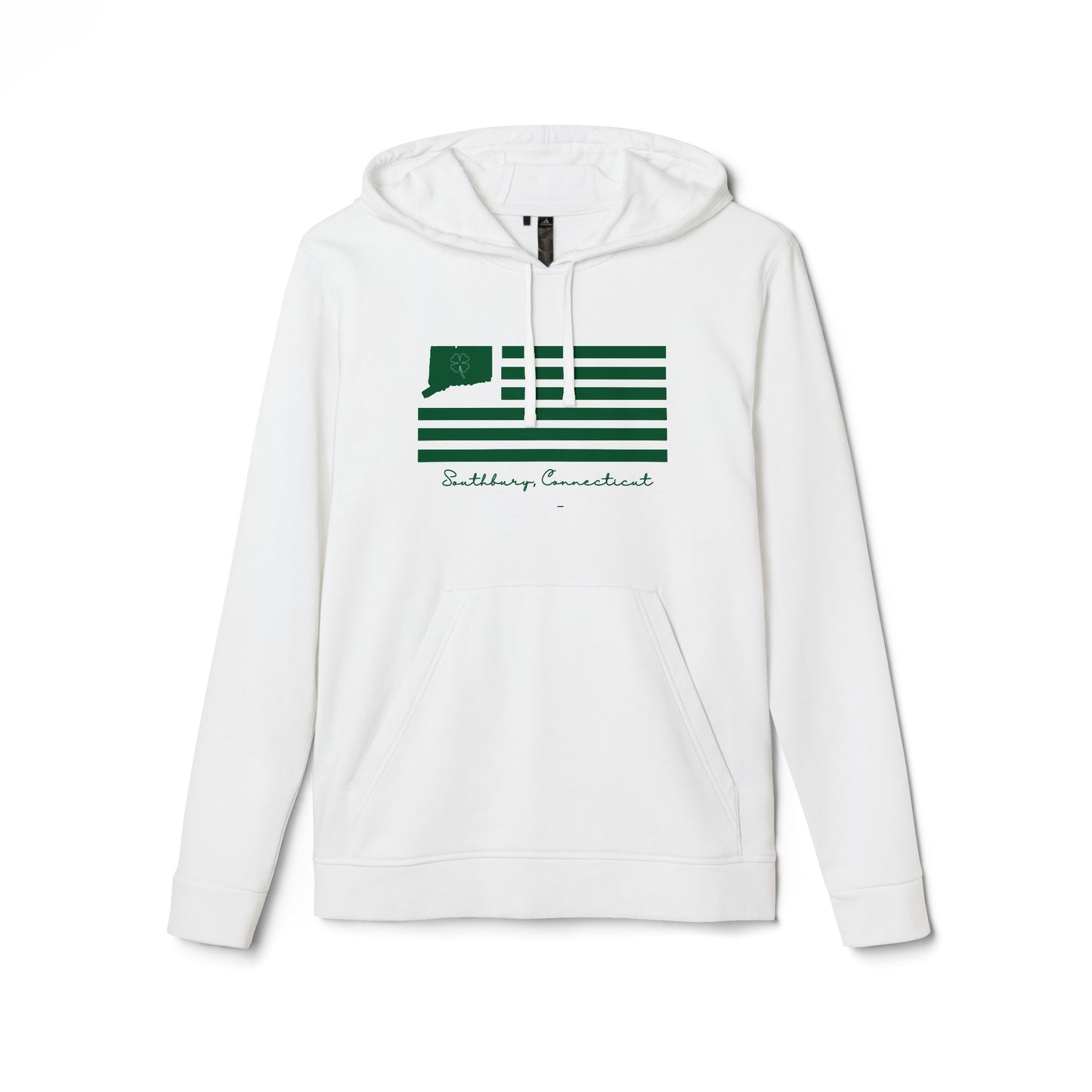 Southbury Connecticut St Patrick’s Day Flag adidas Unisex Fleece Hoodie