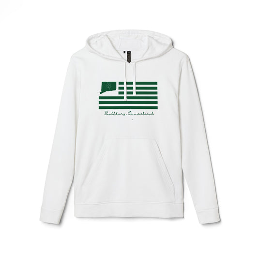 Southbury Connecticut St Patrick’s Day Flag adidas Unisex Fleece Hoodie