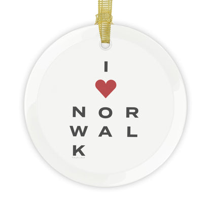 Norwalk Vision  Glass Ornaments