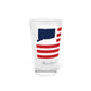 Hartford Connecticut Flag Pint Glass, 16oz
