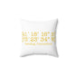 Redding Coordinates Spun Polyester Square Pillow