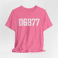 06877 Ridgefield CT Zip Code Unisex Jersey Short Sleeve T-Shirt