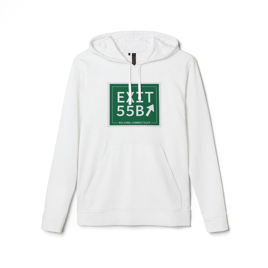 Vintage Exit 55B WCP Sign adidas Unisex Fleece Hoodie
