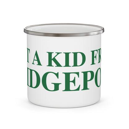 Just a kid from Bridgeport Enamel Camping Mug