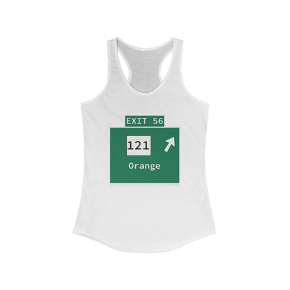 Vintage WCP Exit 56 Sign Women's Ideal Racerback Tank Top