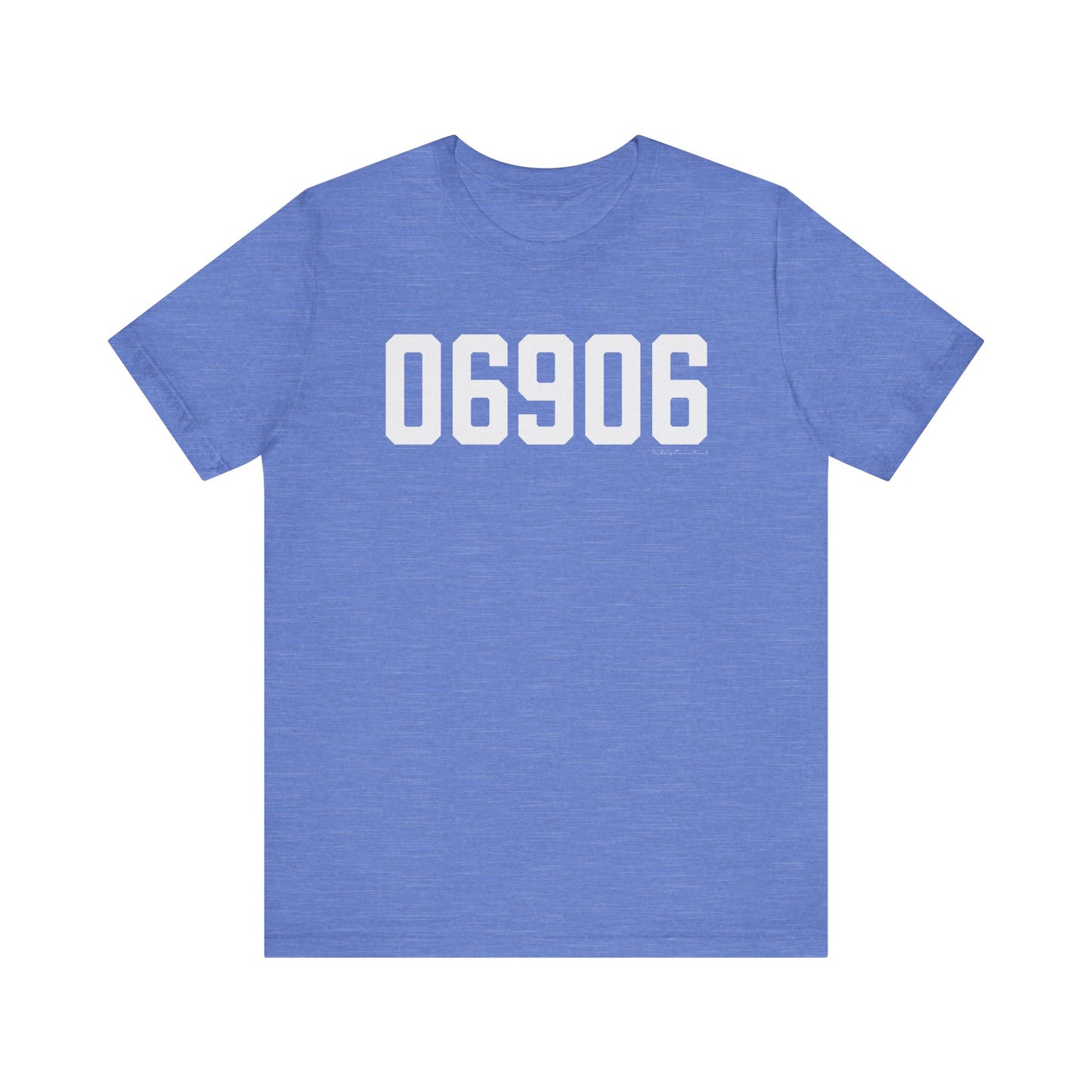 06906 Stamford CT Zip Code Unisex Jersey Short Sleeve T-Shirt
