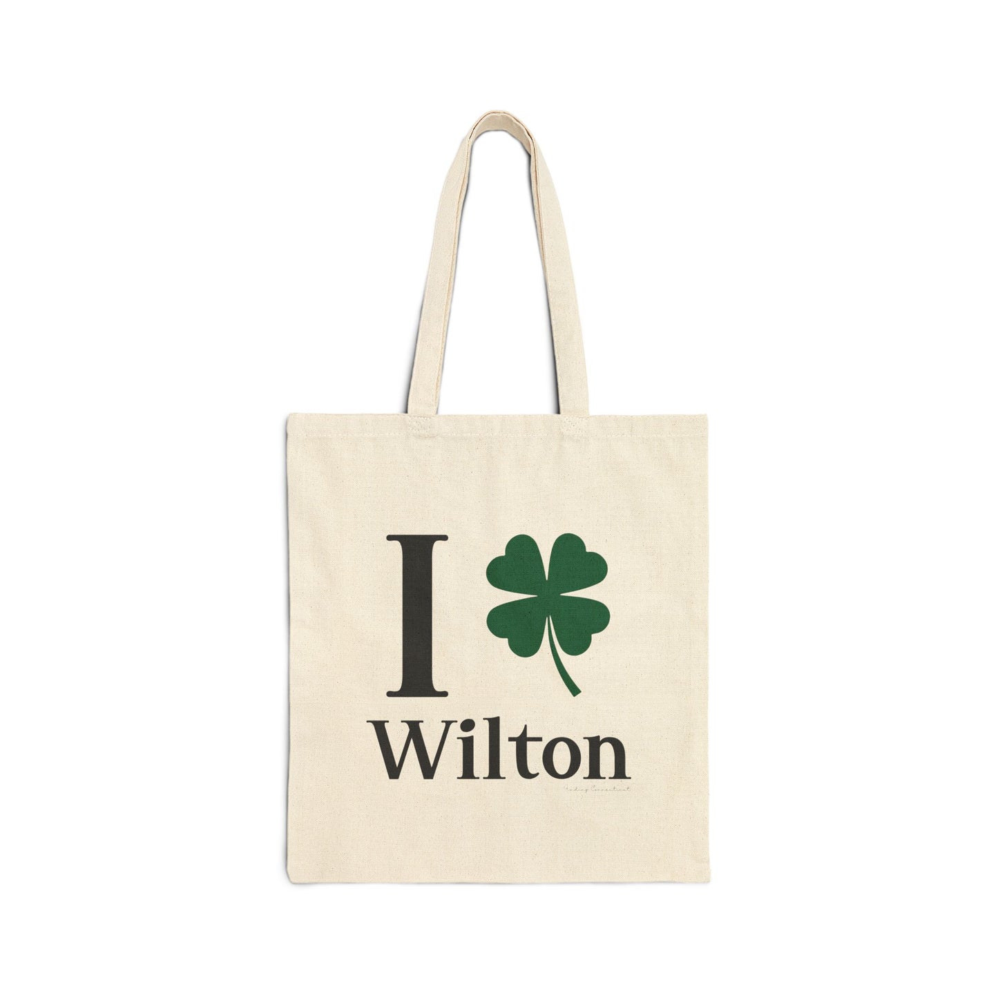 I Clover Wilton Cotton Canvas Tote Bag
