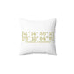 Trumbull Coordinates Spun Polyester Square Pillow