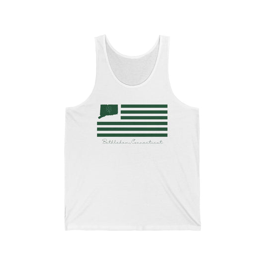 Bethlehem Connecticut St. Patrick’s Day Flag Unisex Jersey Tank Top