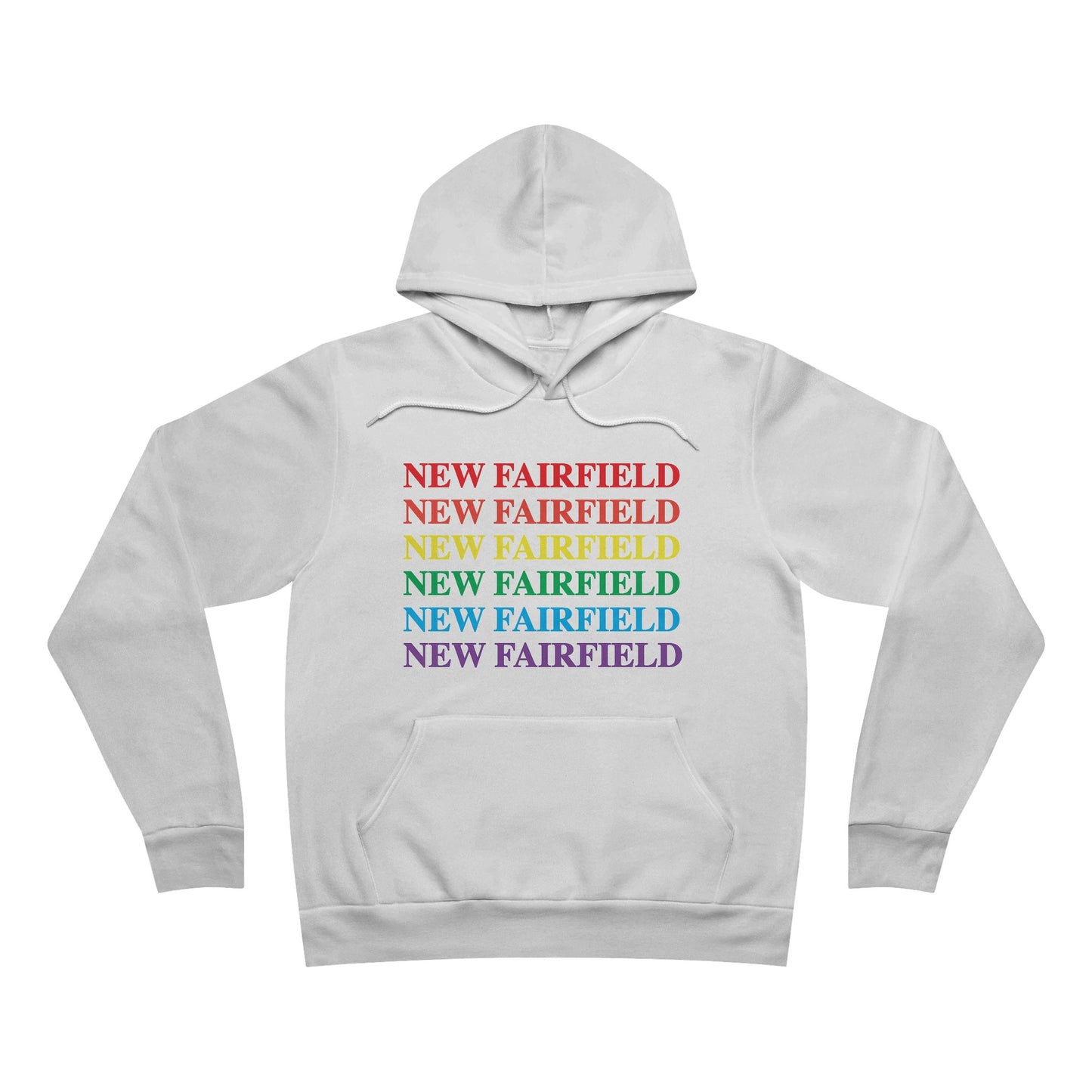 new fairfield pride hooded sweatshirt