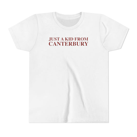 Just a kid from Canterbury Youth Short Sleeve T-Shirt