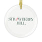 41 Tilt Strawberry Hill Glass Ornaments