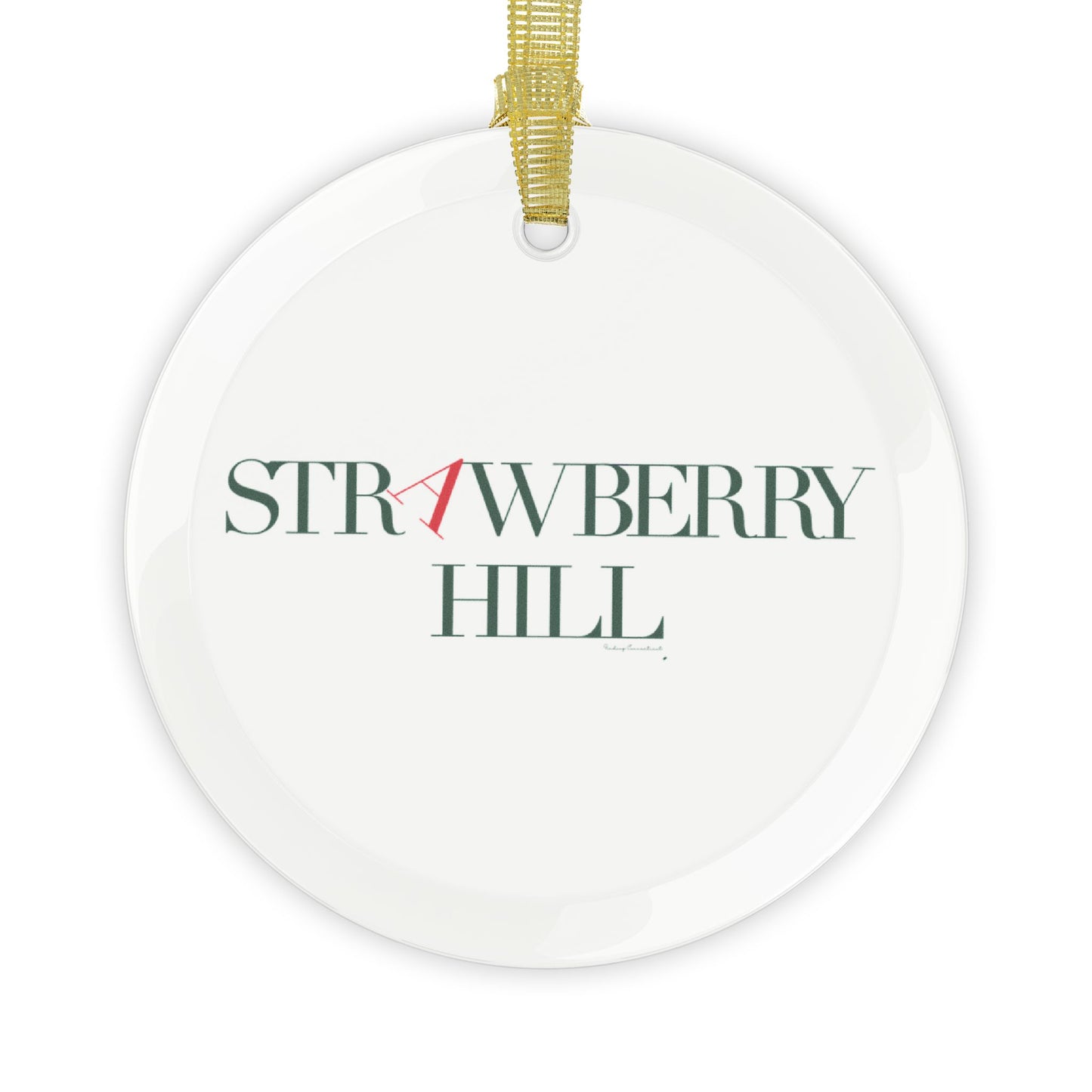 41 Tilt Strawberry Hill Glass Ornaments