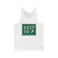 Vintage Exit 56 WCP Sign Unisex Jersey Tank Top