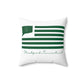 Stratford Connecticut St Patrick’s Day Flag Spun Polyester Square Pillow
