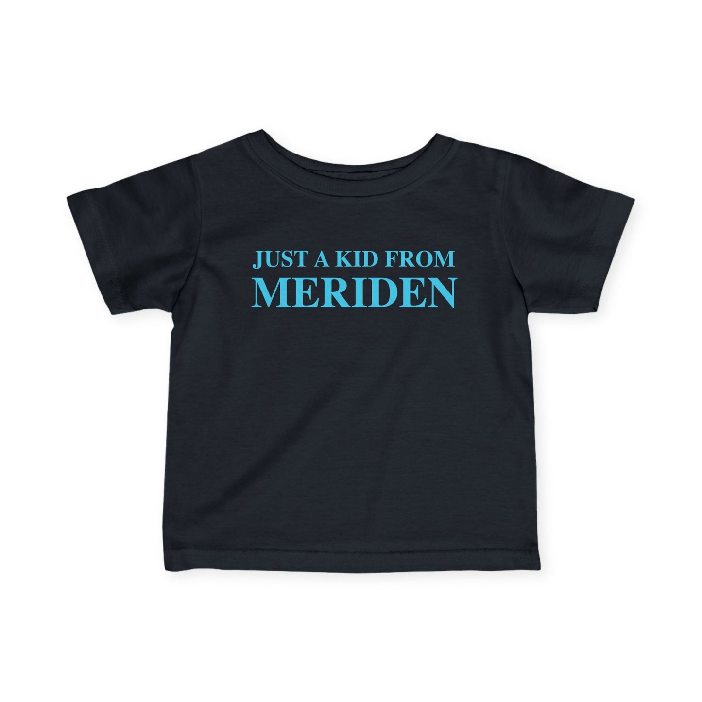 Just a kid from Meriden Infant Fine Jersey T-Shirt