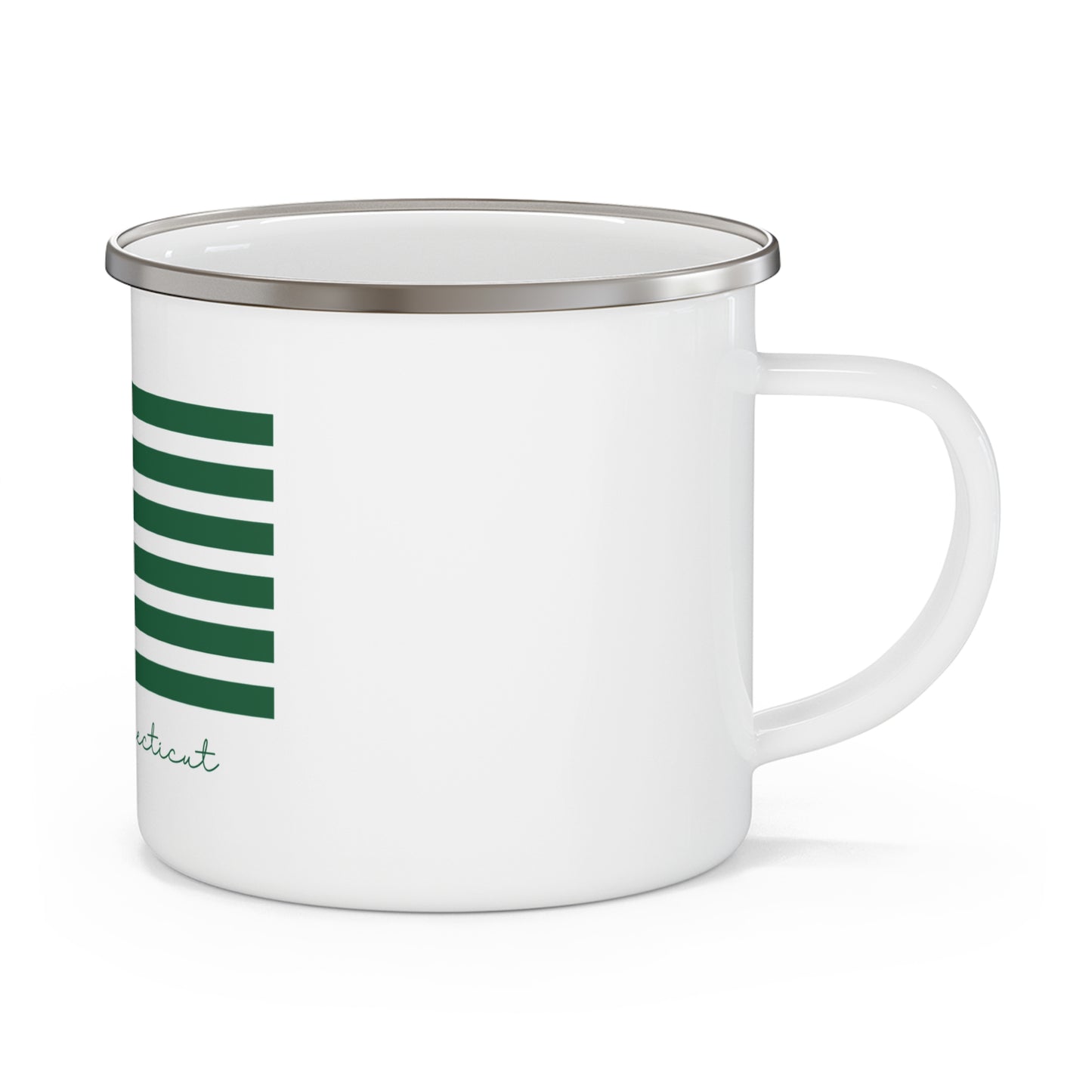 Shelton Connecticut St Patrick’s Day Flag Enamel Camping Mug