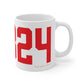06824 Fairfield Connecticut Zip Code  Mug 11oz