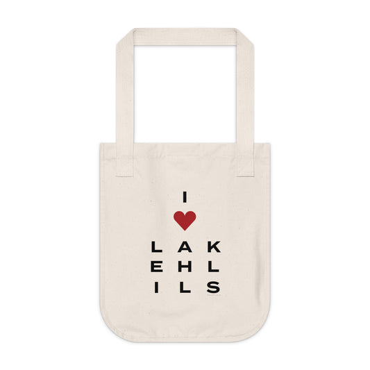 Lake Hills Vision  Organic Canvas Tote Bag