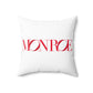 41 Tilt Monroe Spun Polyester Square Pillow