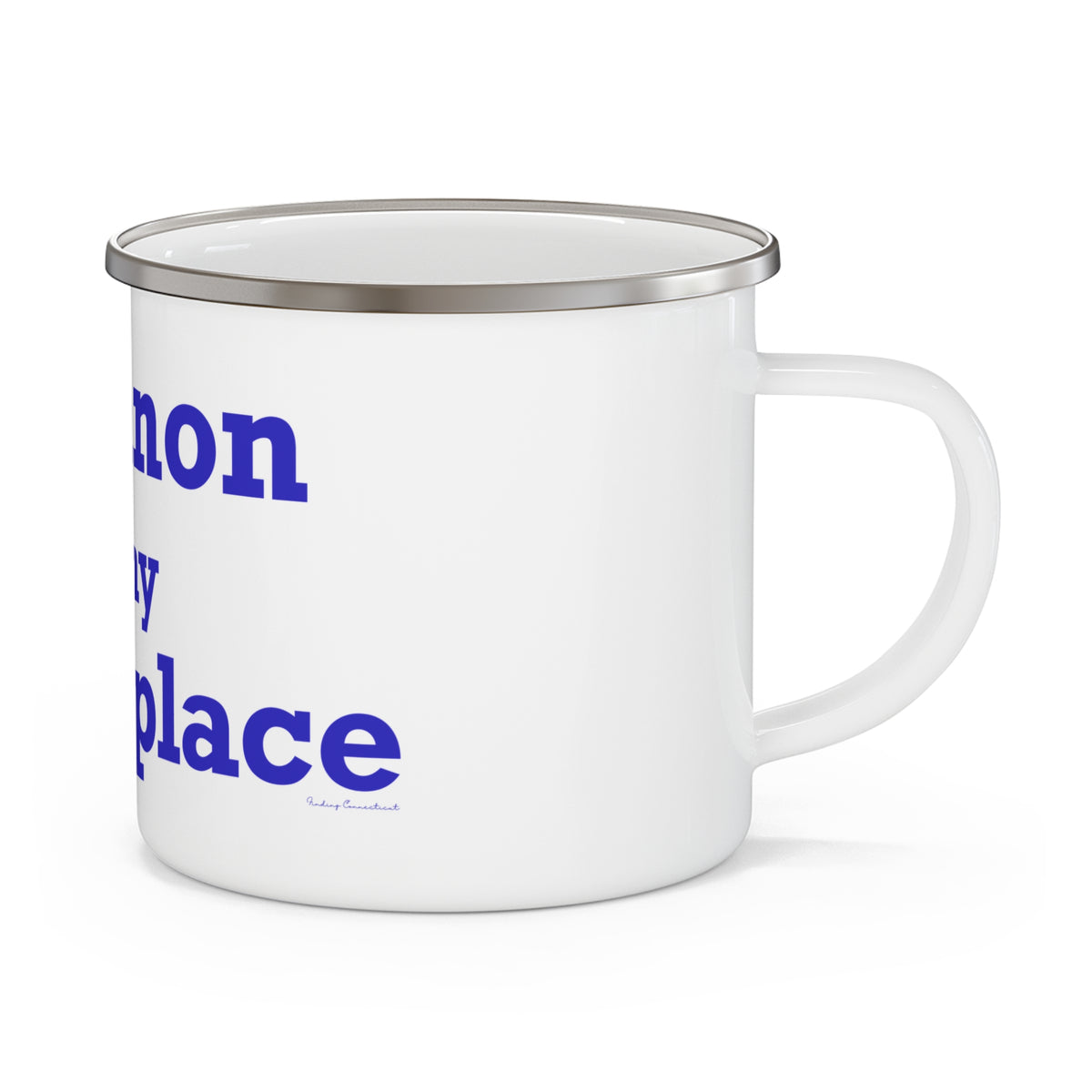 Lebanon is My Happy Place Enamel Camping Mug