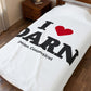 I Heart DARN Velveteen Plush Blanket