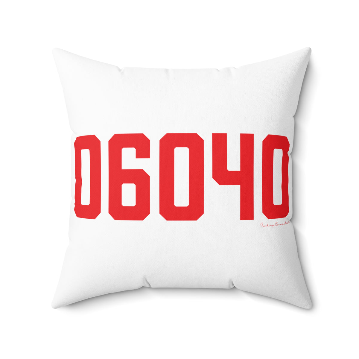 06040 Manchester Connecticut Zip Code  Polyester Square Pillow