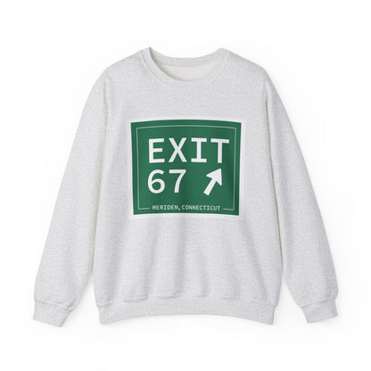 Vintage Exit 67 WCP Sign Unisex Heavy Blend™ Crewneck Sweatshirt