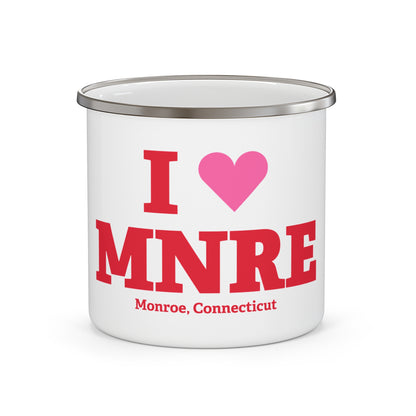 I Heart MNRE Enamel Camping Mug
