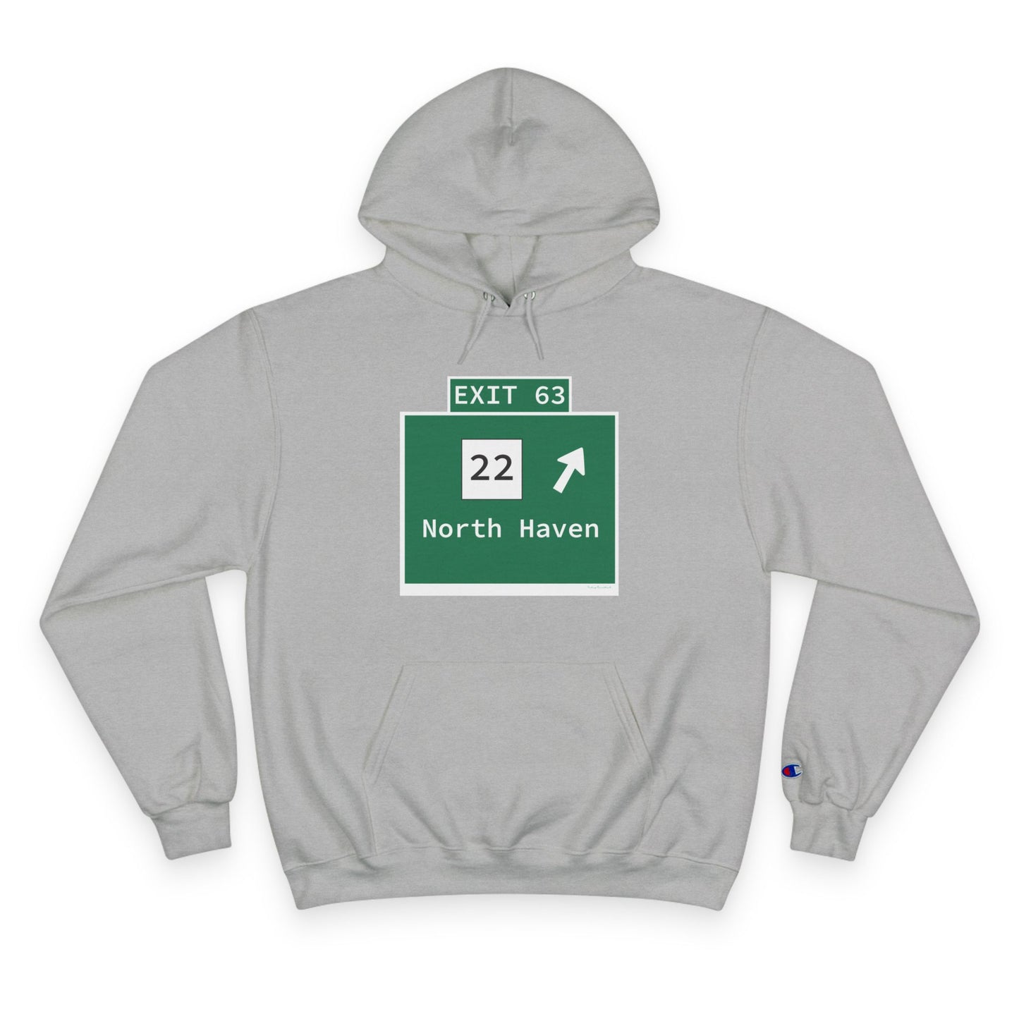 Vintage WCP Exit 63 Sign Champion Hoodie