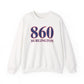860 Burlington Red White & Blue Unisex Heavy Blend™ Crewneck Sweatshirt