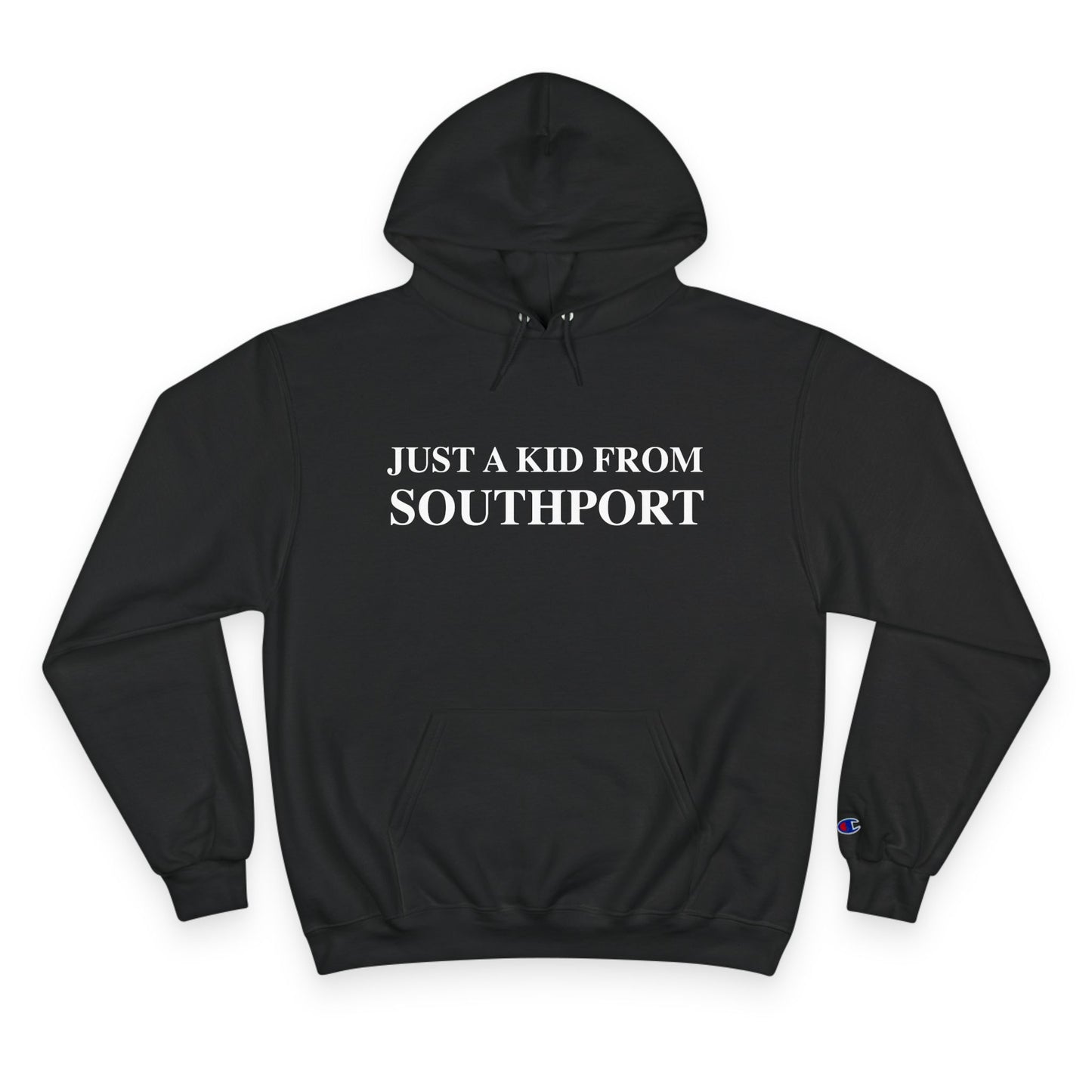 Just a kid from Southport Champion Hoodie